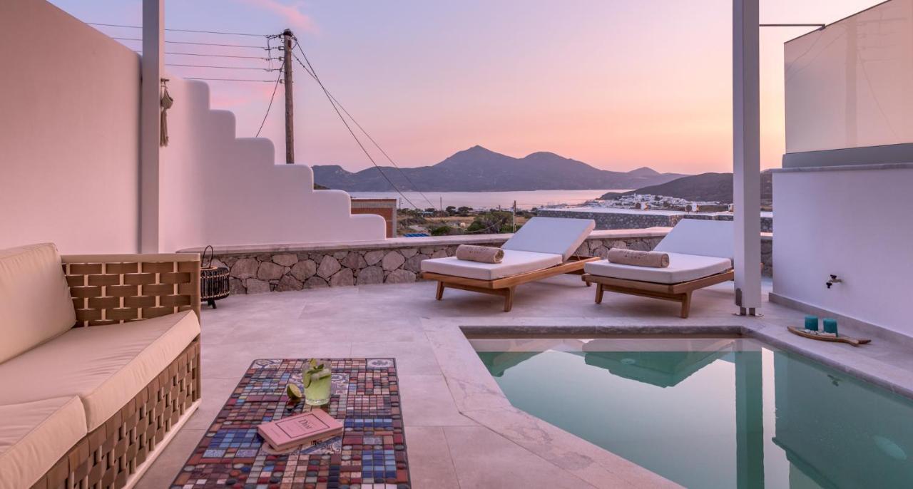 Hilltop Suites Milos Mytakas Bagian luar foto
