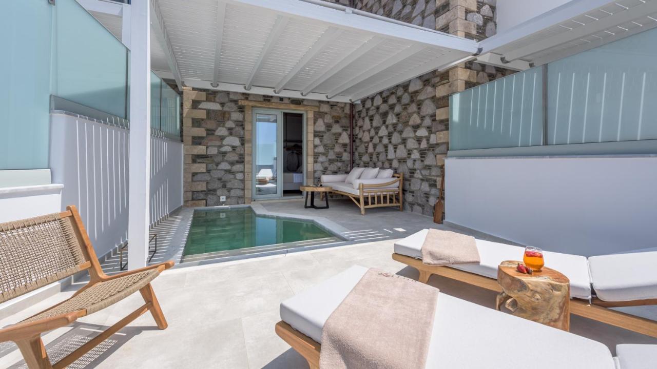 Hilltop Suites Milos Mytakas Bagian luar foto