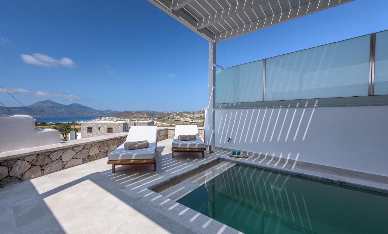 Hilltop Suites Milos Mytakas Bagian luar foto