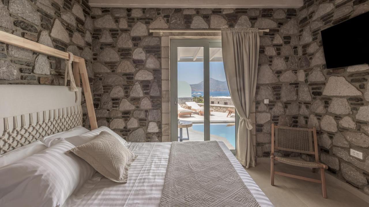 Hilltop Suites Milos Mytakas Bagian luar foto